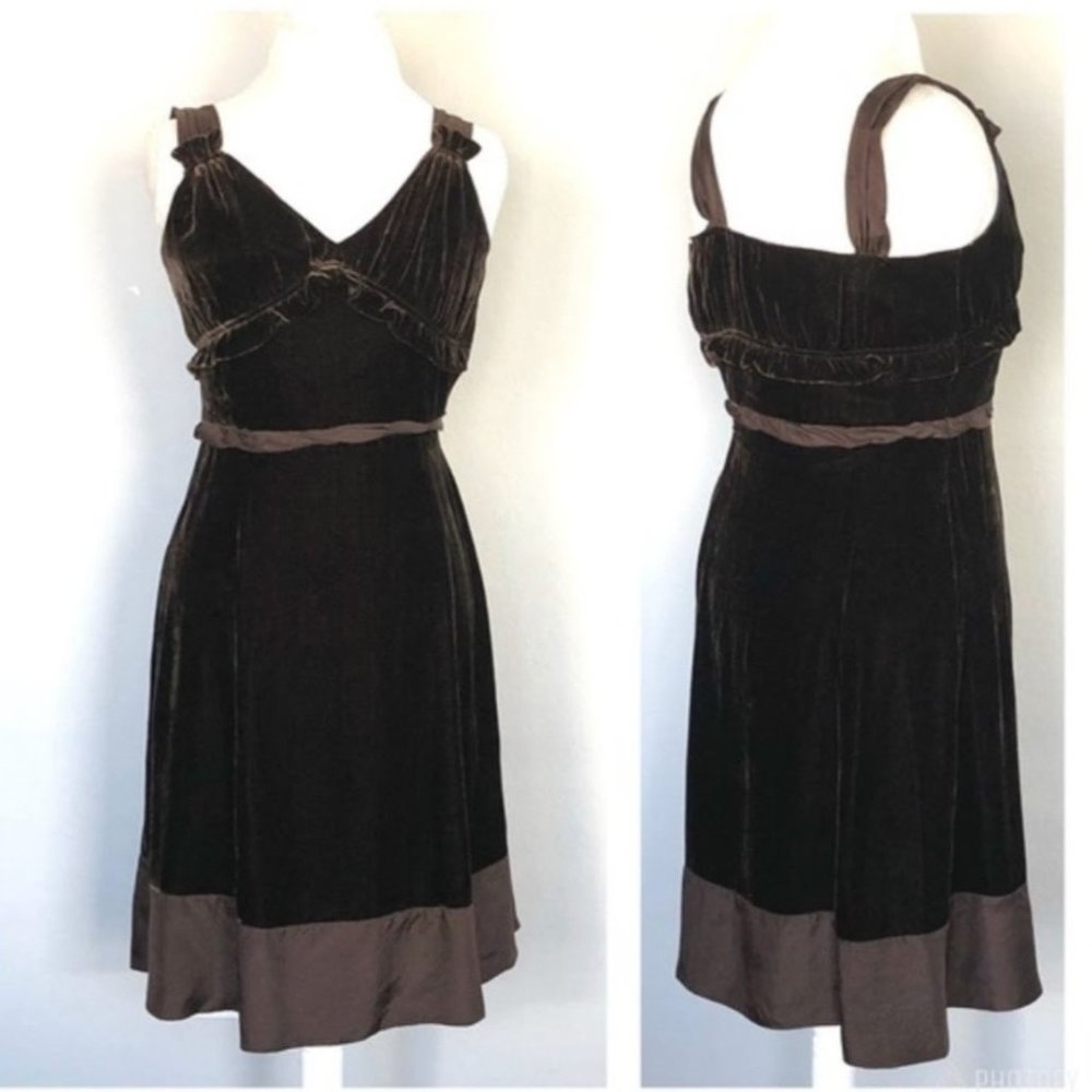 Marc Jacobs Chocolate Velvet Dress - Picture 1 of 4